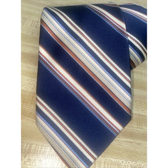 Vintage Mr. Blackwell Men’s Tie 70's 100% Polyester Groovey Design Wide Striped - Picture 2 of 8